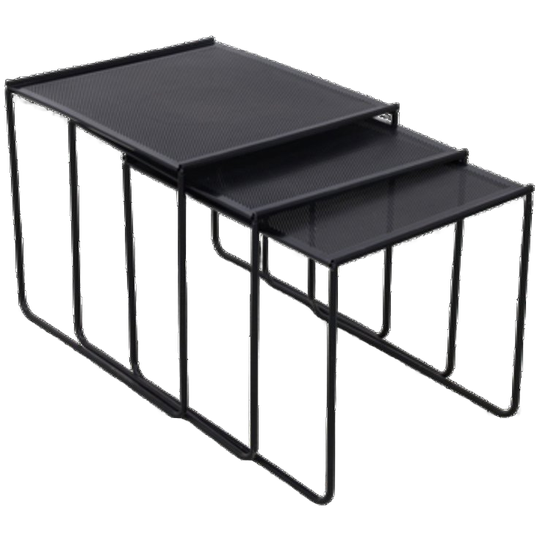 Postmoderne Bijzettafels 3 Nestingtables Mimiset, 1980s 1