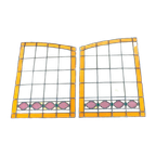 Glas In Lood – Stained Glass - Prijs Per 2 Stuks (tc34) thumbnail 1