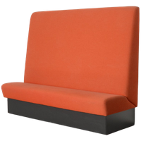 Officenow Ontvangstbank, Oranje, 200 X 77 Cm