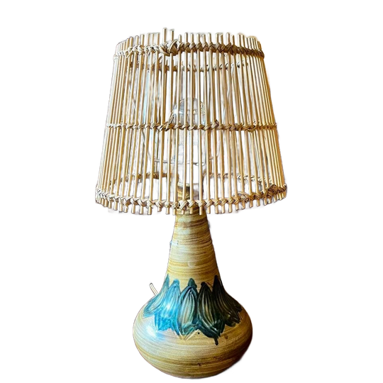 Deens Design Keramiek Tafellamp Vintage Mid Century 1