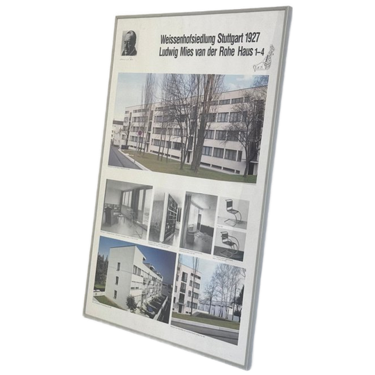 Poster In Lijst Weissenhofsiedlung Stuttgart 1927 Ludwig Mies Van Der Rohe 1