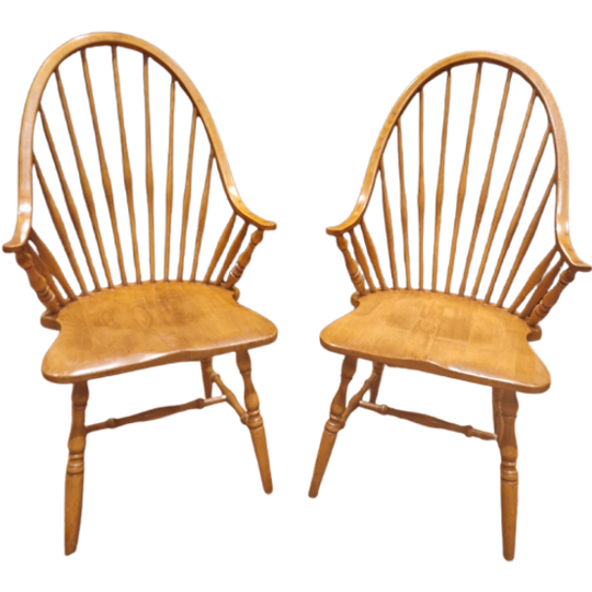 Set Van 2 Windsor Spijlen Stoelen Met Hoge Rug 1