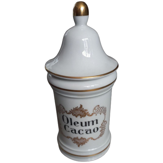 Limoges "oleum Cacao" Voorraadpot. 1