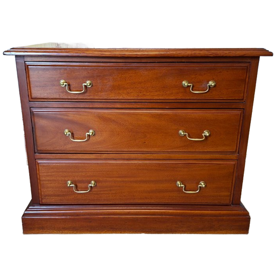 Klassieke Engelse Lage Ladekast, Commode, Wandconsole Afm, 97x43cm En 64cm Hoog 1