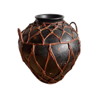 Black Pottery Keramiek Kruik Pot Vaas Vintage thumbnail 1