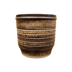 Grote Robuuste Keramieken Vintage Bloempot Plantenpot thumbnail 1