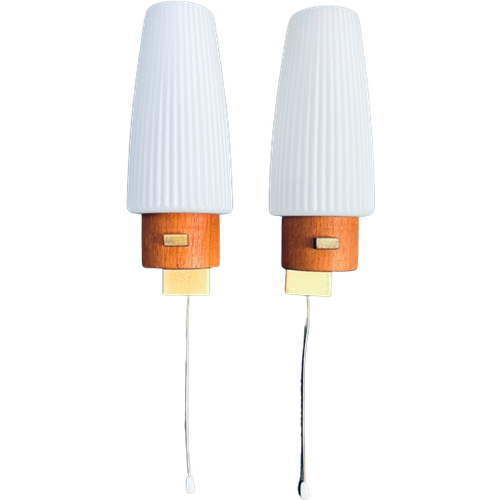 2 Vintage Design Wandlampjes Jaren 50