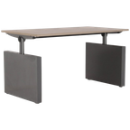 Ahrend 500 Bureau, Bladkleur Naar Keuze, 140 X 80 Cm, Antraciet Hoogte Instelbaar Onderstel thumbnail 1