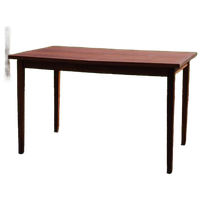 Teak Uitschuif Tafel L161 /121 X B80 X H74