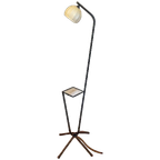 Vloerlamp Schemerlamp Staand Jaren 60 Vintage Frans thumbnail 1