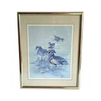 Vintage Anni Moller Vogel Prent Schilderij thumbnail 1