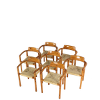 Set 7 Stoelen In Stijl Van Daumelier Vintage thumbnail 1