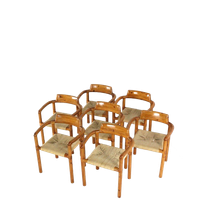 Set 7 Stoelen In Stijl Van Daumelier Vintage