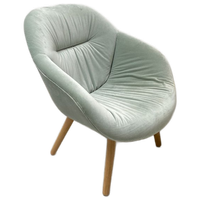 HAY About A Lounge Chair High /soft Aal92 Fauteuil,onderstel Hout