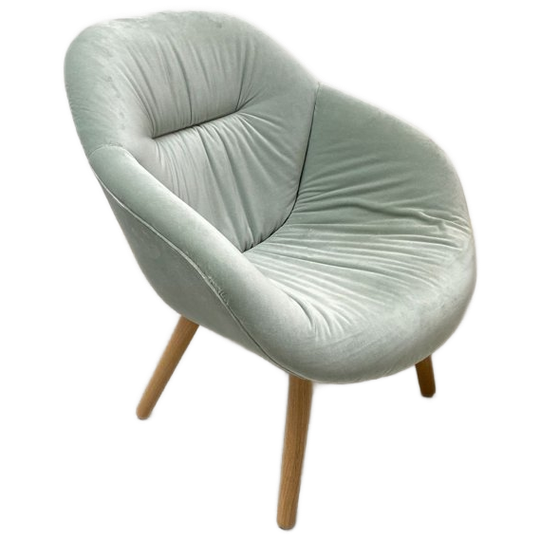 HAY About A Lounge Chair High /soft Aal92 Fauteuil,onderstel Hout 1