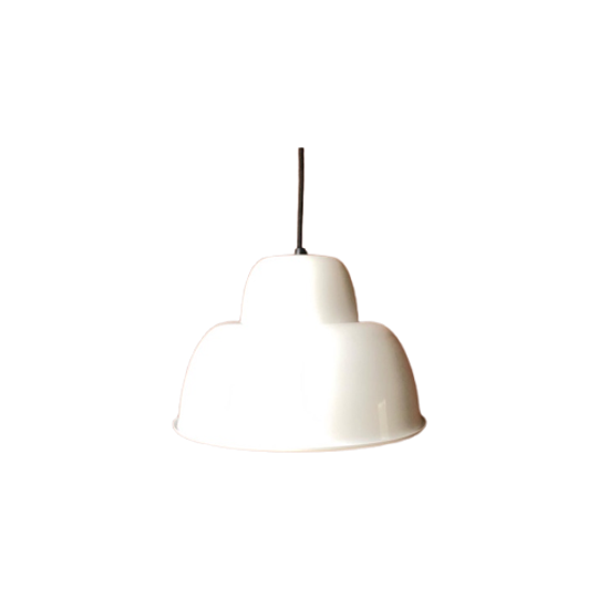 Mooie Vintage Stijlvolle Witte Metalen Level Hanglamp 1
