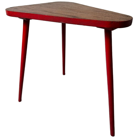 Vintage ‘tripod’ Bijzettafel 1