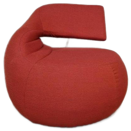 Leolux Gisa Draaifauteuil - Rood - Stof - Design -nieuwstaat 1