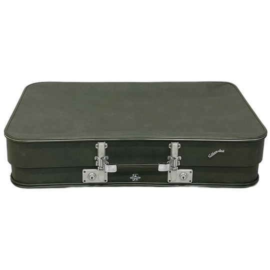 Groene Vintage Koffer Brocante Suitcase 1