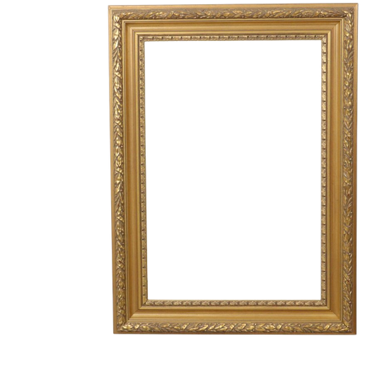 Klassieke Oude Houten Barok Rococo Stijl Lijst Goud 71x53cm 1
