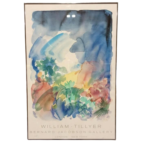 Vintage Litho Poster, William Tillyer, Jacobson Gallery