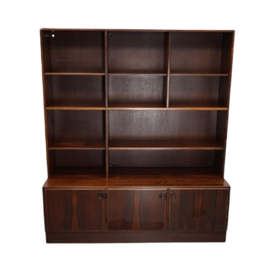 Deens Design Wandmeubel Pallisander Jaren 70 1