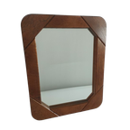 Vintage Jaren 70 Spiegel In Houten Frame thumbnail 1