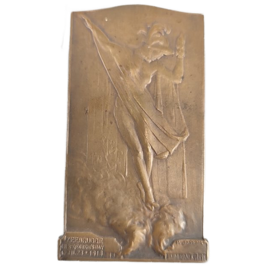 Bronzen Herdenkingsmedaille 'raid Op Zeebrugge' 1