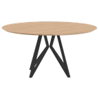Studio Henk Eettafel Rond 150 Eiken Butterfly | Van €2819 Nu thumbnail 1
