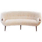 Vintage Bank Teakhout Teddy | Uniek Model Nieuw Gestoffeerd thumbnail 1