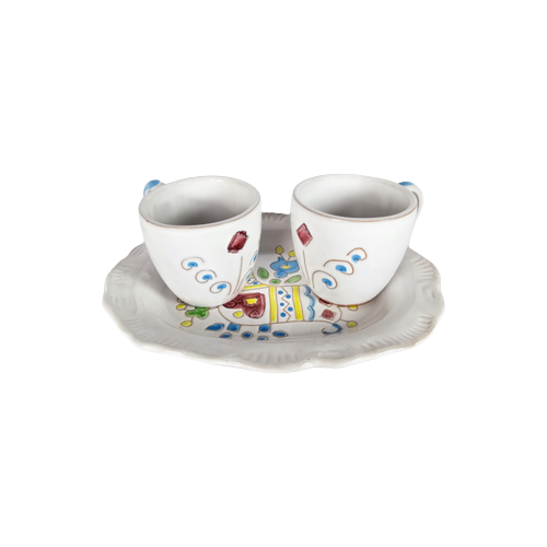 Sardegna Ceramiche - Decor 'Pavoncella' - Keramiek - Italiaans - 3E Kwart 20E Eeuw