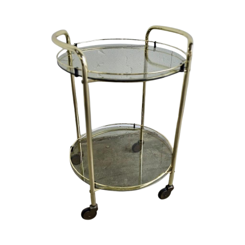 Vintage 'Gouden' Trolley / Bar Cart / Tea Cart