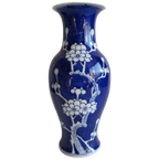 Chinees Blauw Met Wit Prunus Decor Vaas thumbnail 1