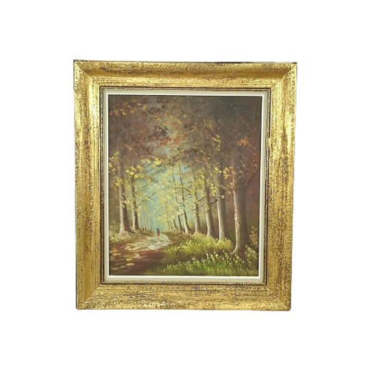 Schilderij - Bosgezicht 1
