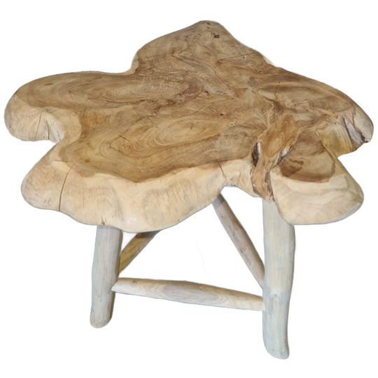 Acacia Houten Kruk Bijzettafel 1