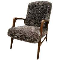 Deens Design Fauteuil In Teddy Stof