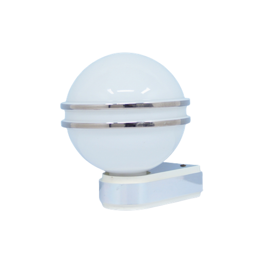 Vintage Glazen Bol Wandlamp 1
