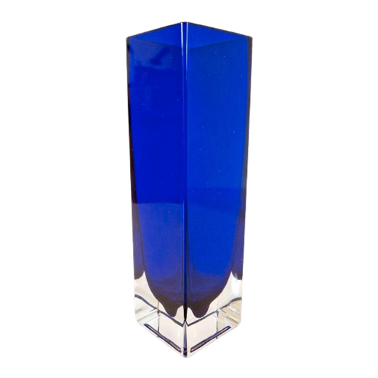 Vintage Glazen Design Vaas Blokvaas Murano ? 1
