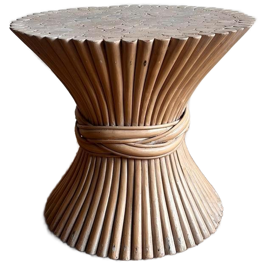 Mcguire Rotan Bamboe Salontafel Bijzettafel Vintage 1