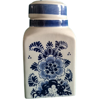 Delfts Blauw Potje Met Deksel