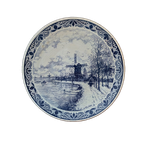Mooi Delftsblauw Wandbord 39cm thumbnail 1