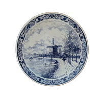 Mooi Delftsblauw Wandbord 39cm