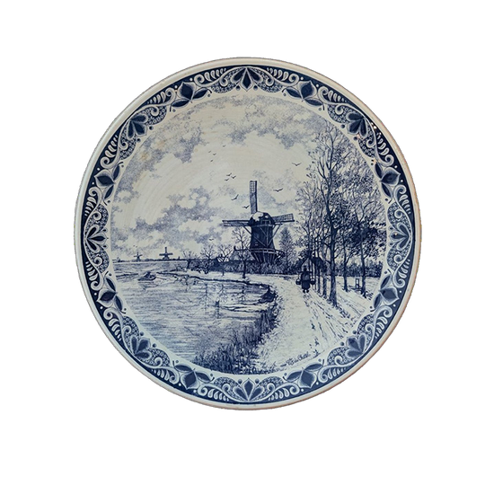 Mooi Delftsblauw Wandbord 39cm 1