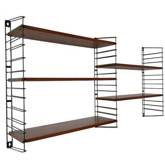 Tomado Wandrek / Boekenrek – Teak 1