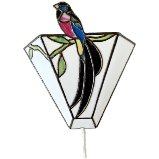 Vintage Wandlamp Glas In Lood / Tiffany Stijl 1