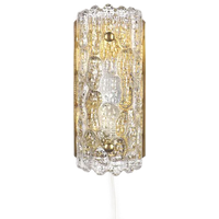 Glazen Design Wandlamp Gefion, Orrefors 1960'S