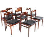Set 8 Palissander Stoelen 'vesterlund' Vintage thumbnail 1