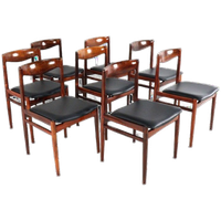 Set 8 Palissander Stoelen 'vesterlund' Vintage