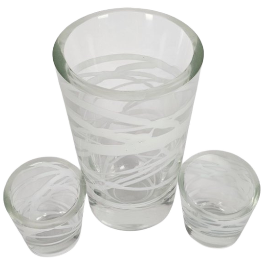 Royal Leerdam - Marek Bartko - (Set) 3 - Serica - Slingerglas - 2007 1