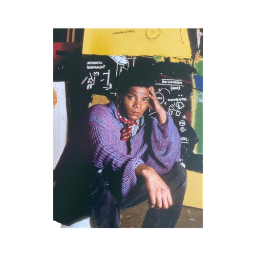 Jean Michel Basquiat In His Great Jones Street Studio